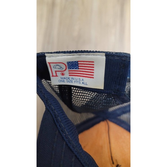 Vtg Patriotic These Colors Don't Run Operation Desert Storm Trucker Hat - Picture 8 of 10